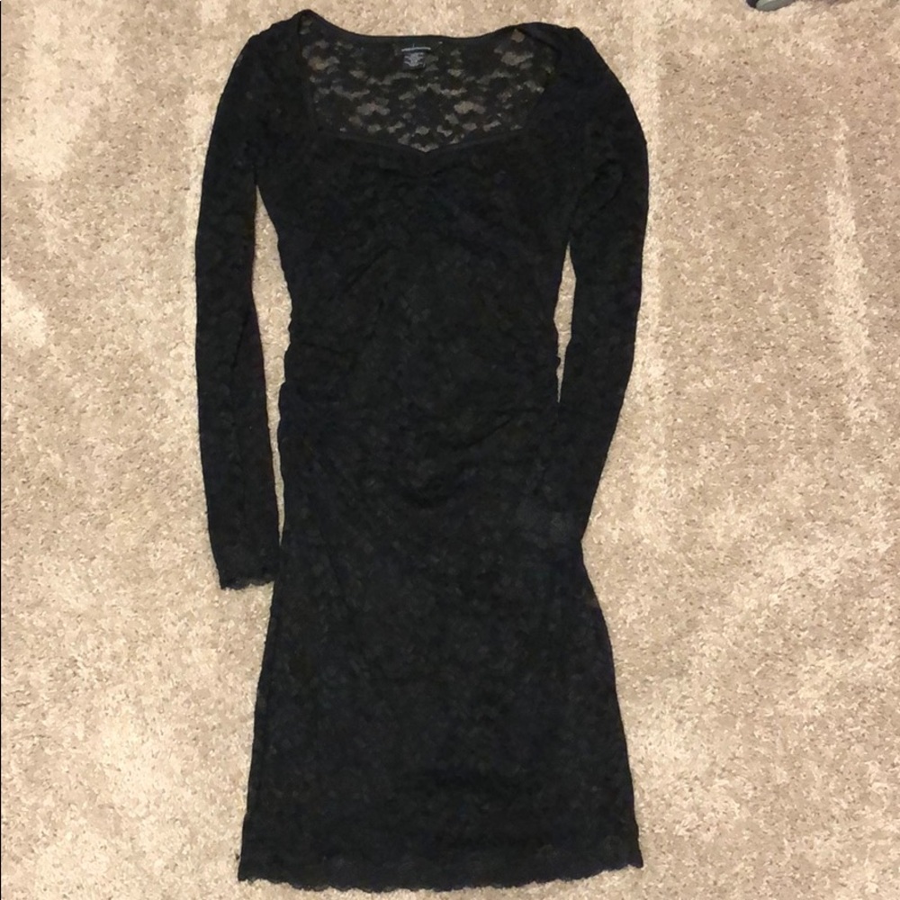 Moda International Little Black Dress Full Lace